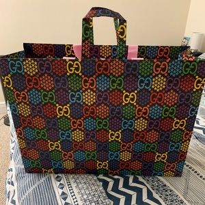 Gucci large shopping bag.
